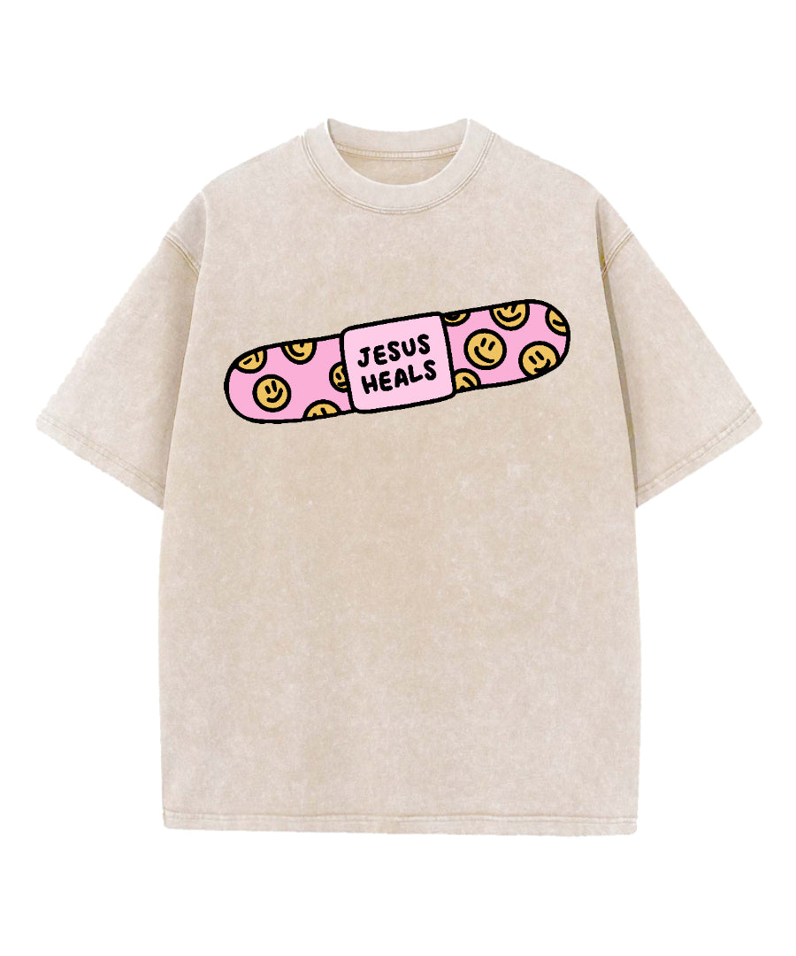 Jesus Heals Washed Christian T-shirt Style001 Hoodie, Sweatshirt | CiraTrend.com (Image 5)