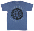 Dart Board Mens T-Shirt- Distressed Logo Austin Texas Hoodie, Sweatshirt | CiraTrend.com