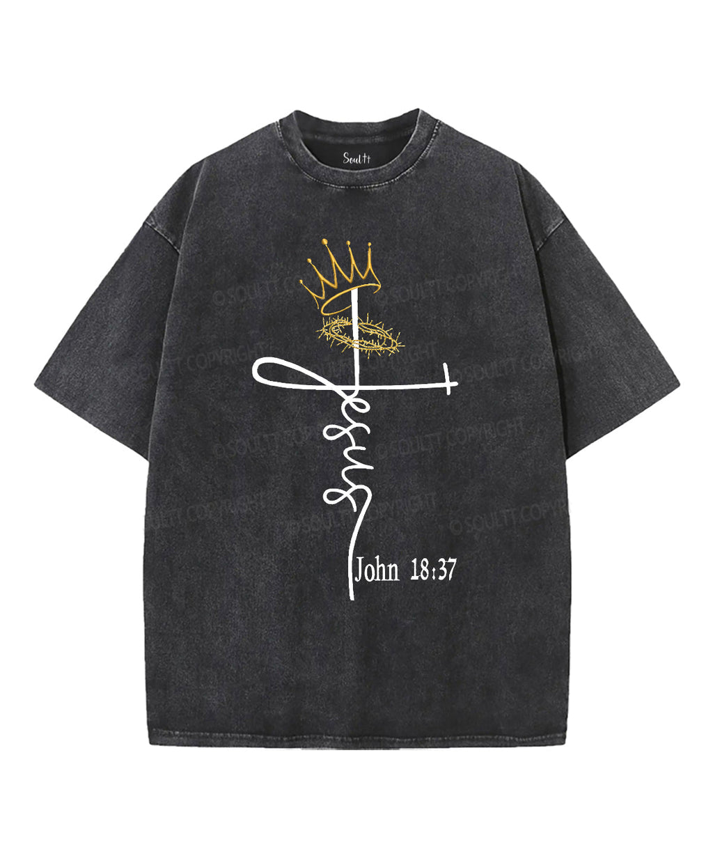 I Am King Washed Christian T-Shirts, Hoodie, Sweatshirt