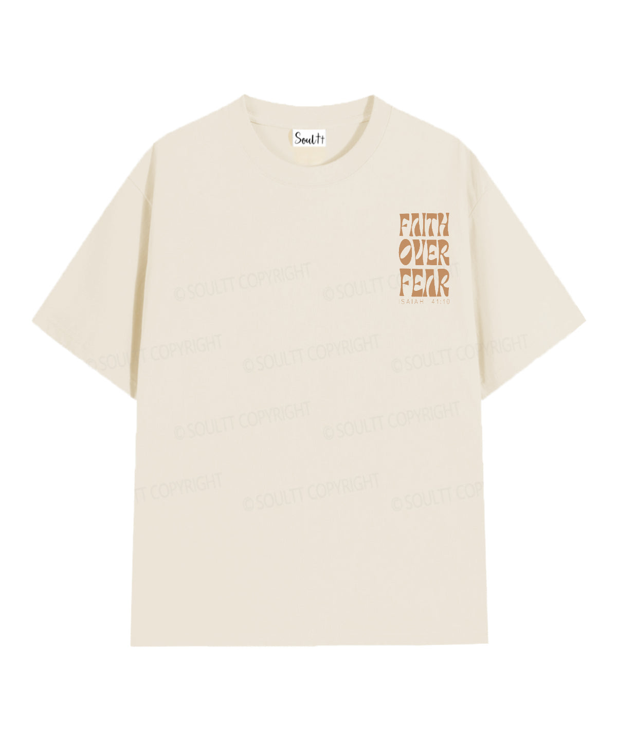 Faith Over Fear Double Sided Cotton Christian T-Shirts, Hoodie, Sweatshirt