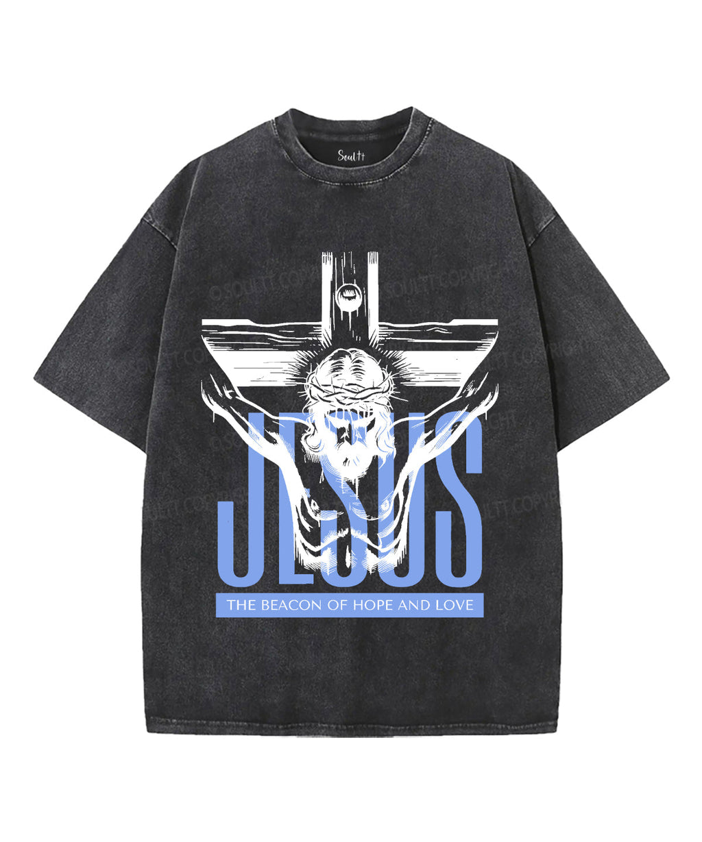 Beacon Hope Love Washed Christian T-Shirts, Hoodie, Sweatshirt