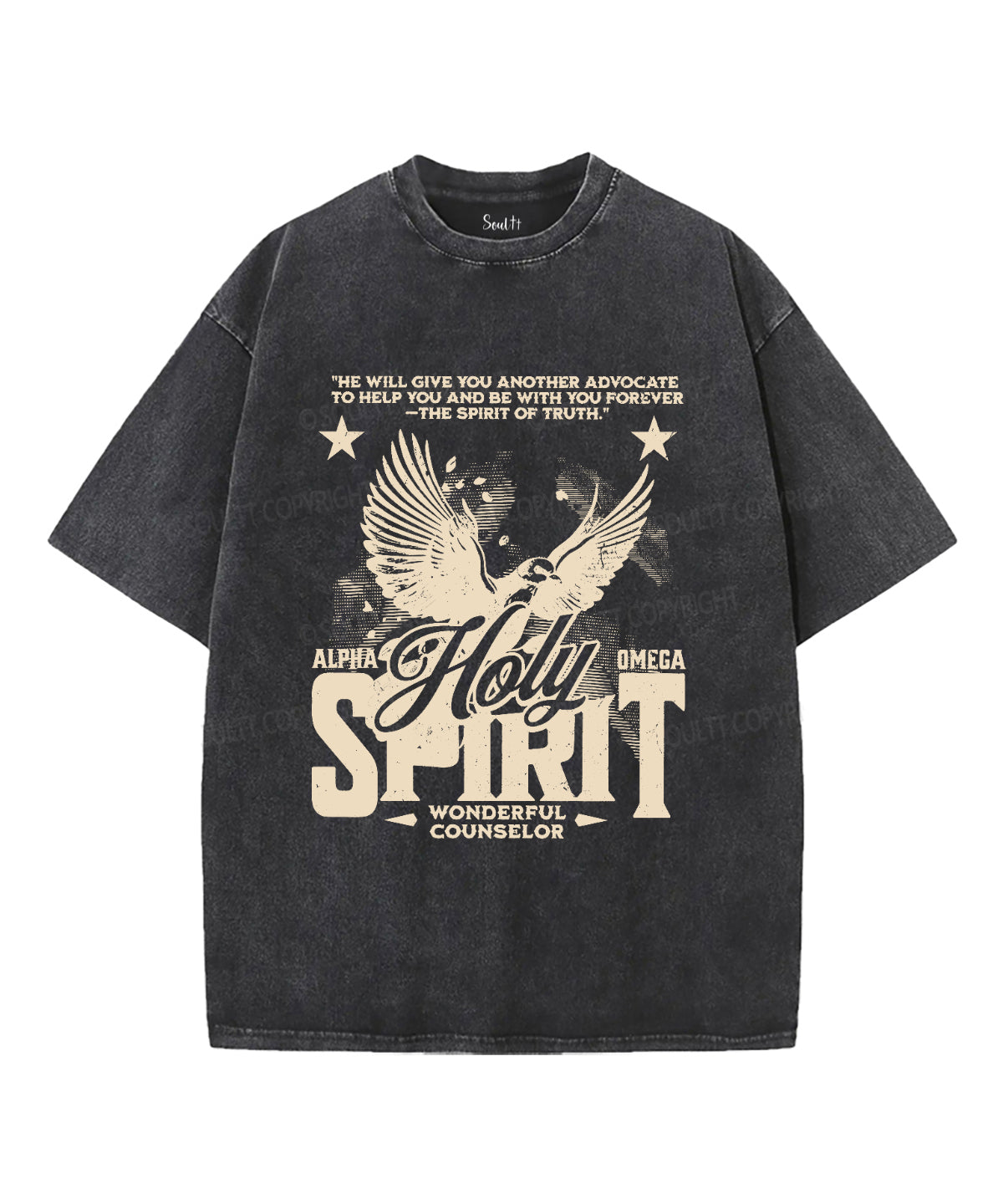 The Spirit of Truth Unisex Washed Christian T-shirt Hoodie, Sweatshirt | CiraTrend.com (Image 2)