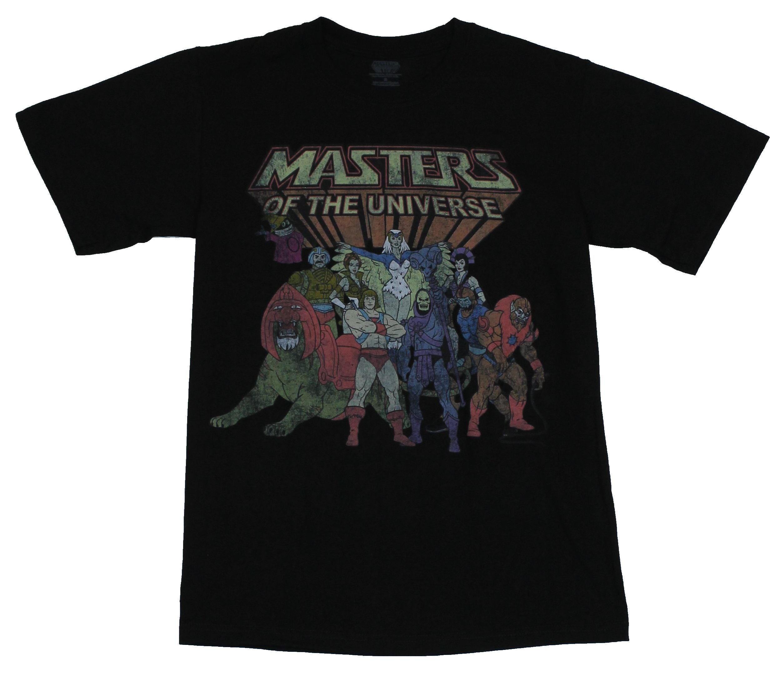 Masters of the Universe Mens T-Shirt - Distressed Giant Cast Image Hoodie, Sweatshirt | CiraTrend.com