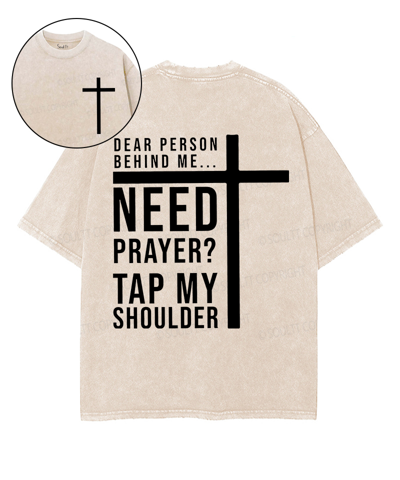 Dear Person Behind Me Double Sided Washed Christian T-Shirts, Hoodie, Sweatshirt
