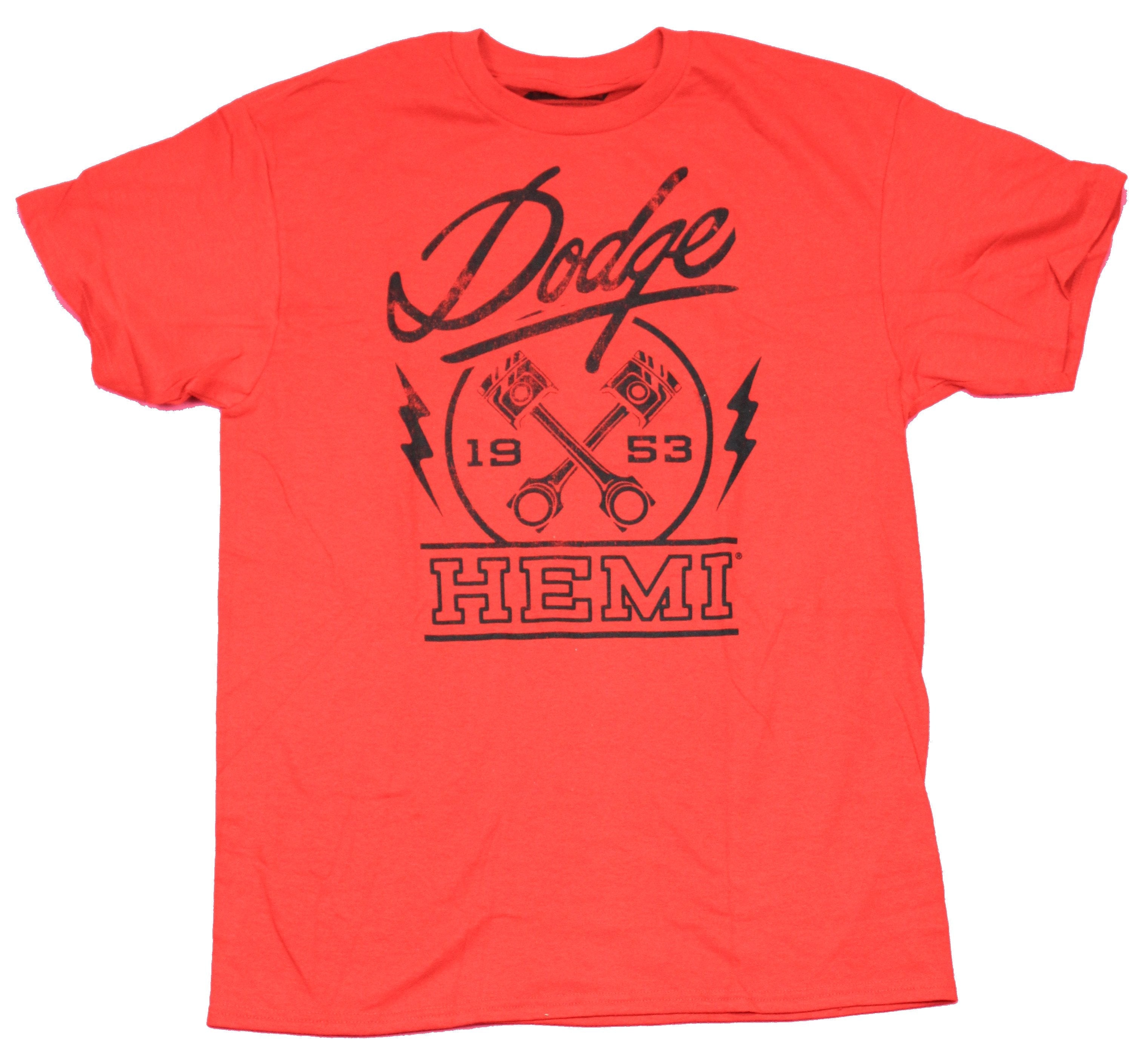 Dodge Mens T-Shirt  - 1953 Dodge Hemi Piston Logo Image Hoodie, Sweatshirt | CiraTrend.com