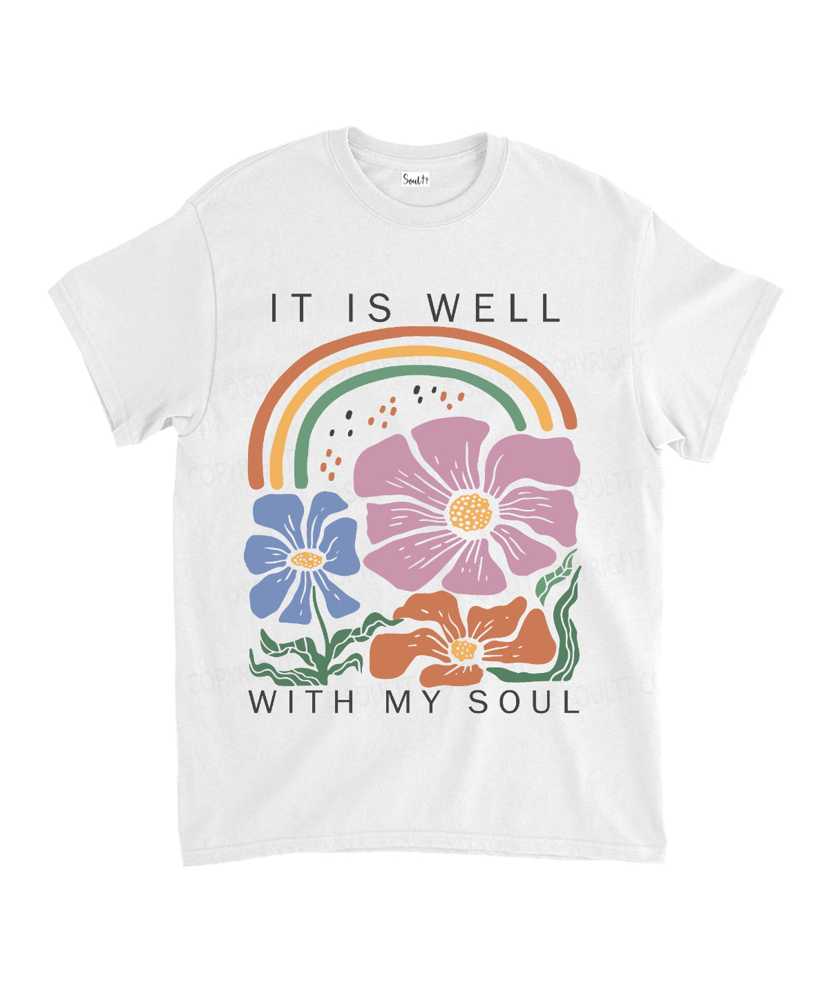 Is Well My Soul Cotton Christian Style009 T-Shirts, Hoodie, Sweatshirt