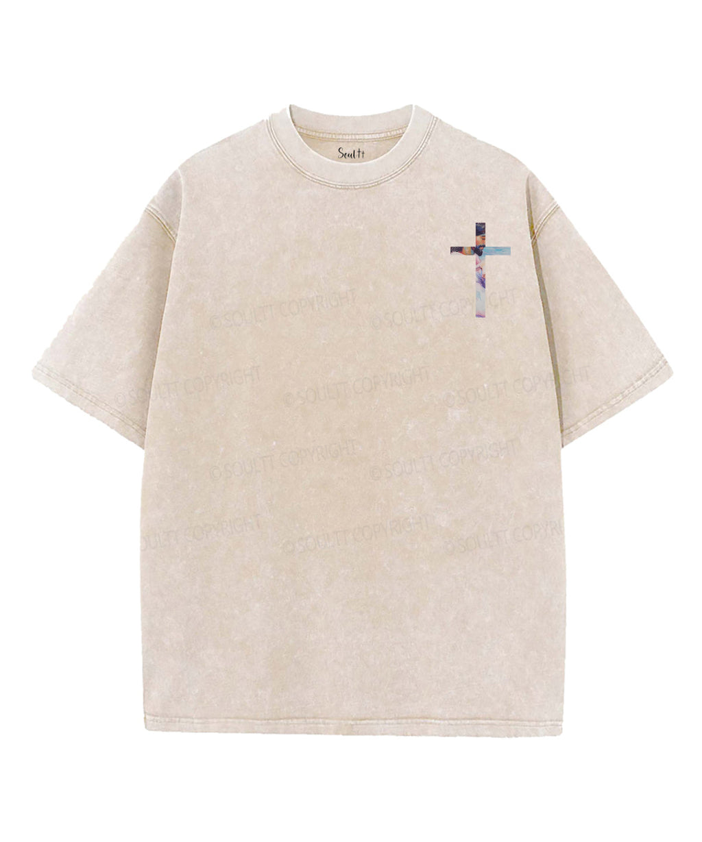 His Mercies Are New Every Morning Double Sided Unisex Washed Christian T-shirt Style002 Hoodie, Sweatshirt (Image 2)