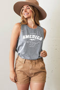 America the Beautiful  Mineral Graphic Tank Top