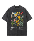 Grow In Grace Washed Christian T-shirt Style002 Hoodie, Sweatshirt | CiraTrend.com (Image 1)