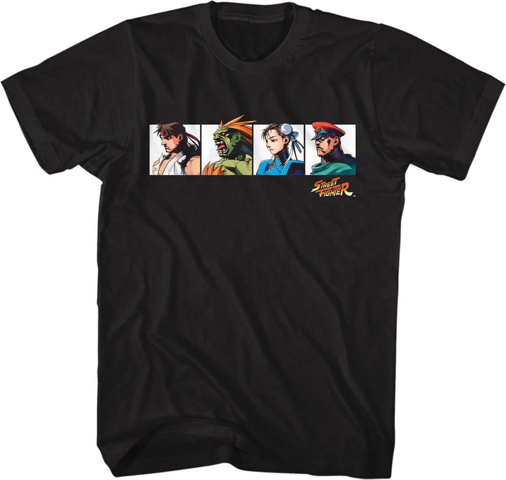 Fab Four Street Fighter T-Shirt Hoodie, Sweatshirt | CiraTrend.com (Image 1)