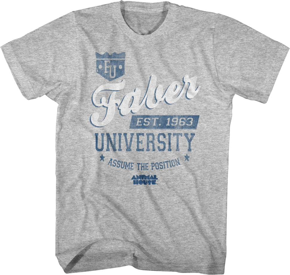 Faber University Est. 1963 Animal House T-Shirt Hoodie, Sweatshirt | CiraTrend.com (Image 1)