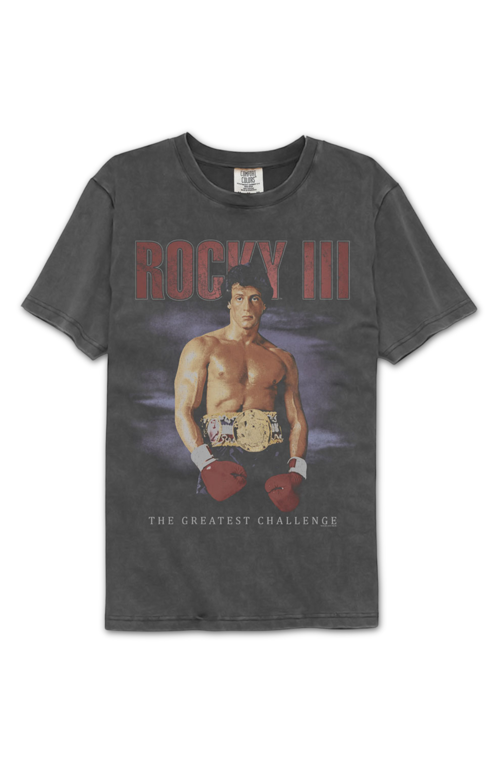 Faded The Greatest Challenge Rocky Comfort Colors Brand T-Shirt Hoodie, Sweatshirt | CiraTrend.com (Image 2)