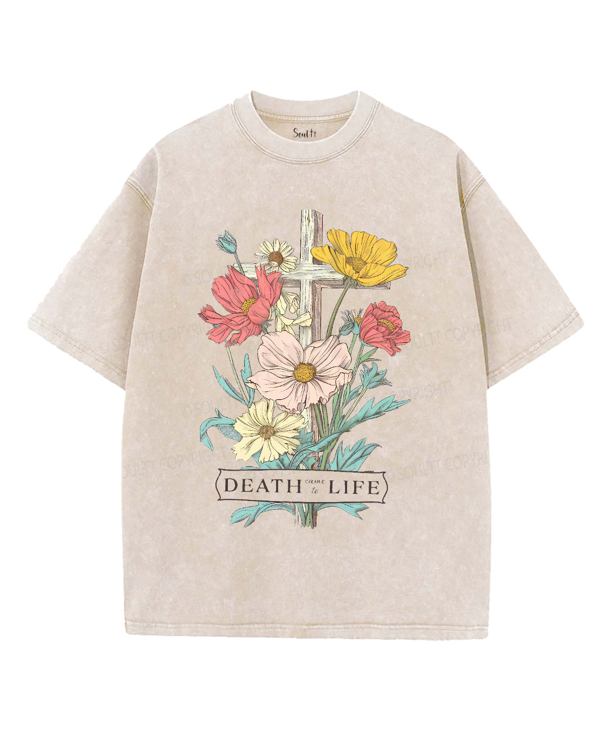 Death Come Life Washed Christian T-Shirts, Hoodie, Sweatshirt