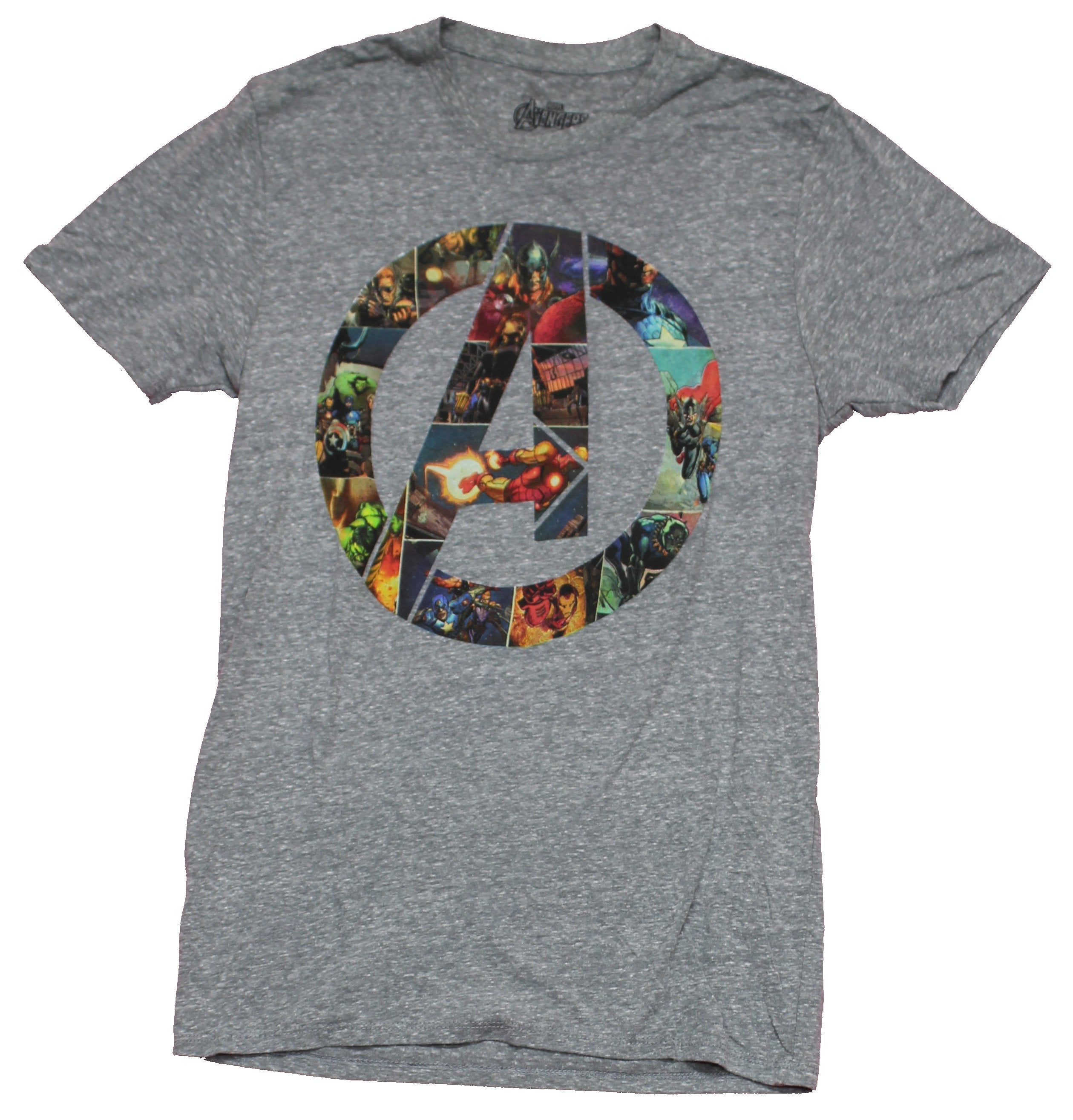 Avengers Mens T-shirt - Classic A Symbol Filled With Avengers Pics Hoodie, Sweatshirt | CiraTrend.com