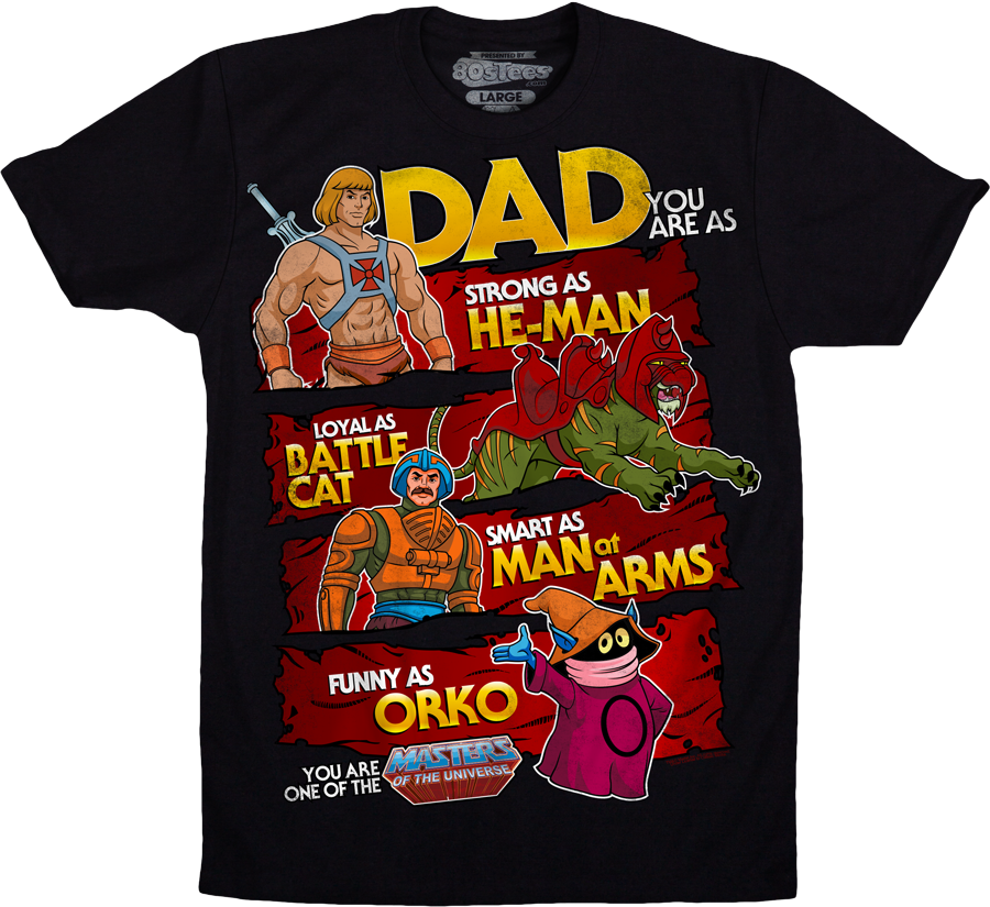 Father's Day He-Man T-Shirt Hoodie, Sweatshirt | CiraTrend.com (Image 1)