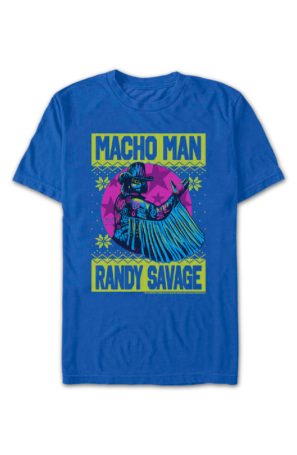 Faux Ugly Christmas Sweater "Macho Man" Randy Savage T-Shirt Hoodie, Sweatshirt | CiraTrend.com (Image 2)