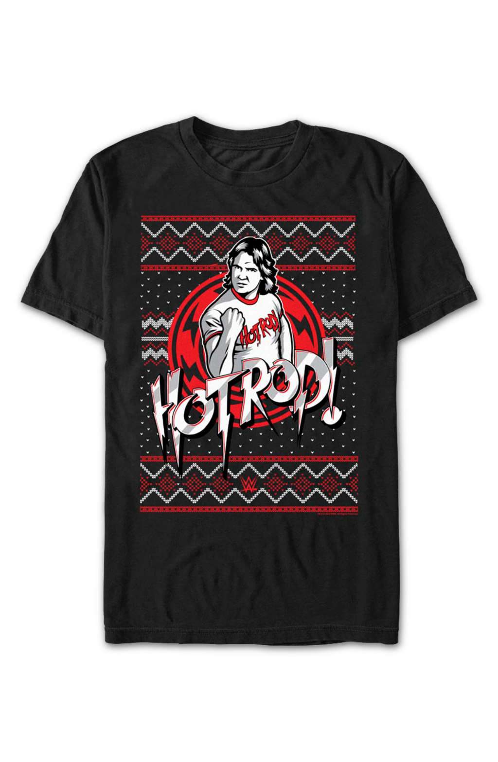Faux Ugly Christmas Sweater "Rowdy" Roddy Piper T-Shirt Hoodie, Sweatshirt | CiraTrend.com (Image 2)