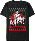 Faux Ugly Christmas Sweater "Rowdy" Roddy Piper T-Shirt Hoodie, Sweatshirt | CiraTrend.com (Image 1)
