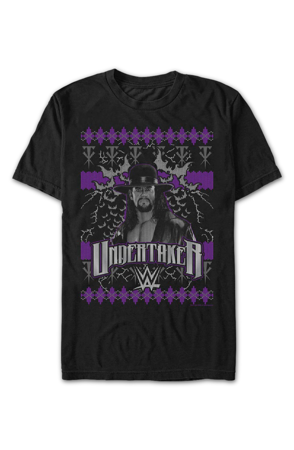 Faux Ugly Christmas Sweater Undertaker T-Shirt Hoodie, Sweatshirt | CiraTrend.com (Image 2)