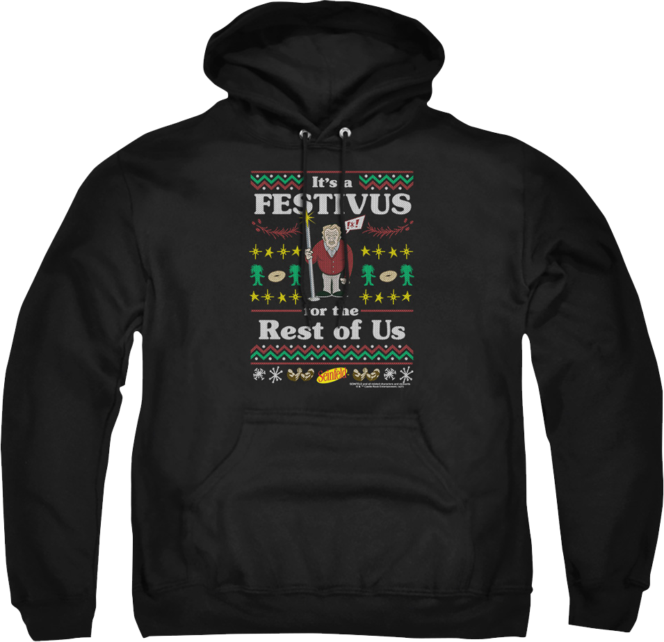 Faux Ugly Festivus Sweater Seinfeld Hoodie T-Shirts, Sweatshirt | CiraTrend.com