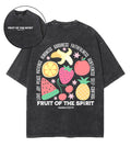 Fruit Of The Spirit Double Sided Unisex Washed Christian T-shirt Style009 Hoodie, Sweatshirt | CiraTrend.com (Image 1)