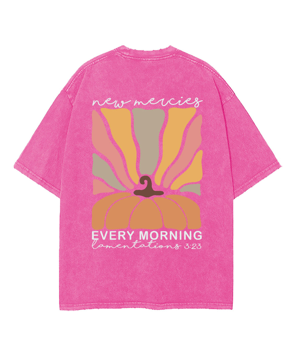 New Mercies Every Morning Double Sided Washed Christian T-shirt Style001 Hoodie, Sweatshirt | CiraTrend.com (Image 5)