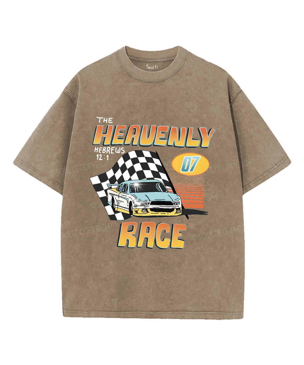 Heavenly Race Washed Christian T-Shirts, Hoodie, Sweatshirt
