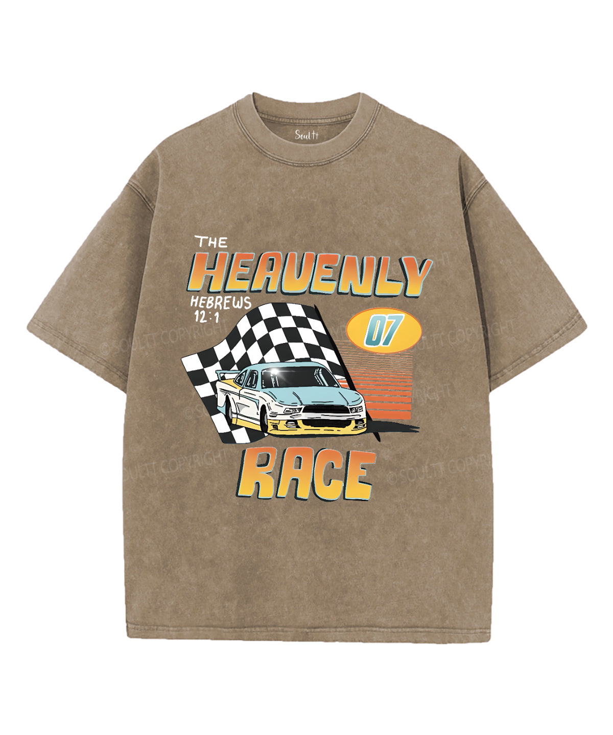 Heavenly Race Washed Christian T-Shirts, Hoodie, Sweatshirt