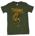 The Thing Mens T-Shirt- Charging Distressed Fantastic Four Member Image Hoodie, Sweatshirt | CiraTrend.com
