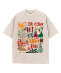 Oh Come Let Us Adore Him Washed Christian T-shirt Style003 Hoodie, Sweatshirt | CiraTrend.com (Image 1)