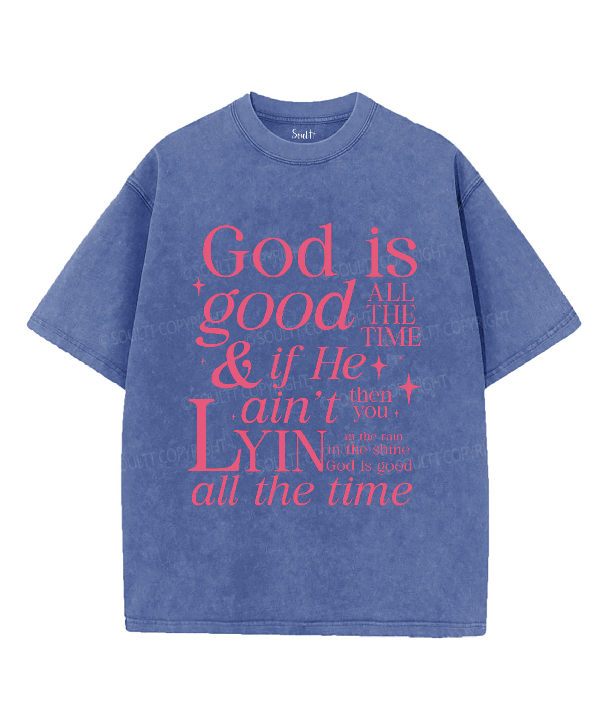 God Is Good Unisex Washed Christian T-shirt Style006 Hoodie, Sweatshirt | CiraTrend.com (Image 3)