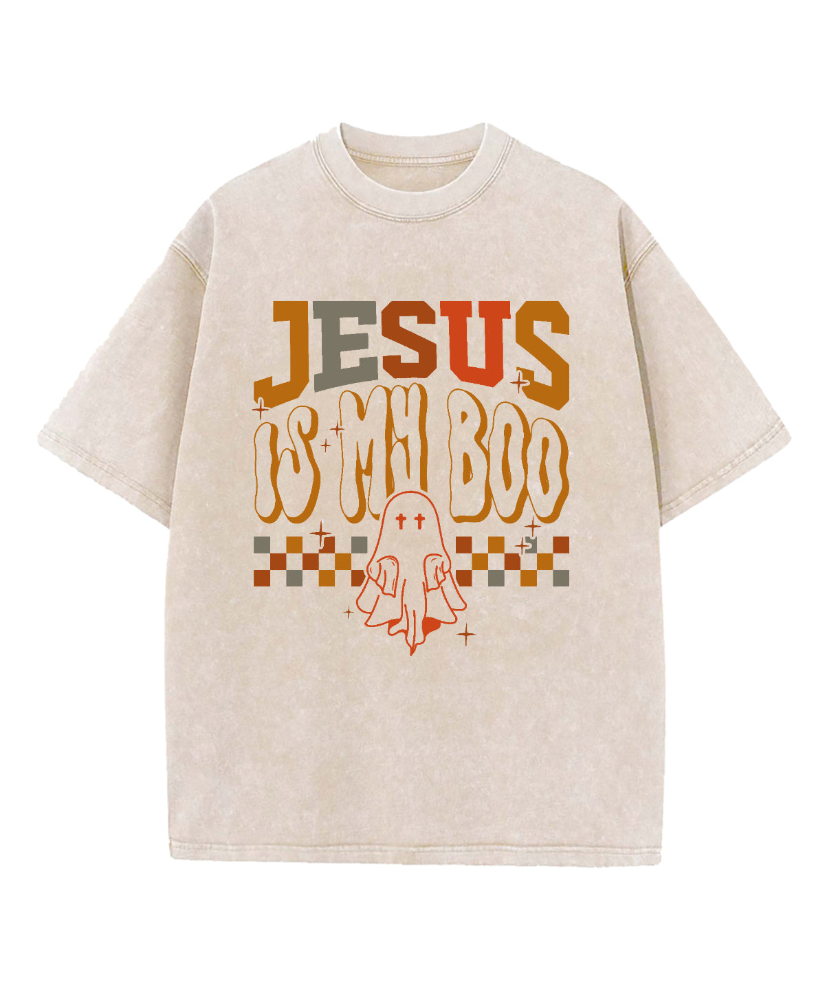 Jesus Is My Boo Washed Christian T-shirt Hoodie, Sweatshirt | CiraTrend.com (Image 1)