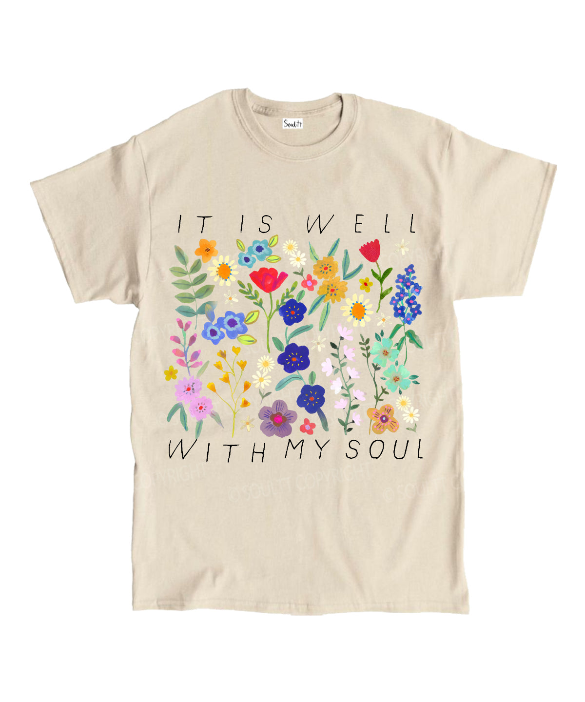 Is Well My Soul Cotton Christian Style008 T-Shirts, Hoodie, Sweatshirt