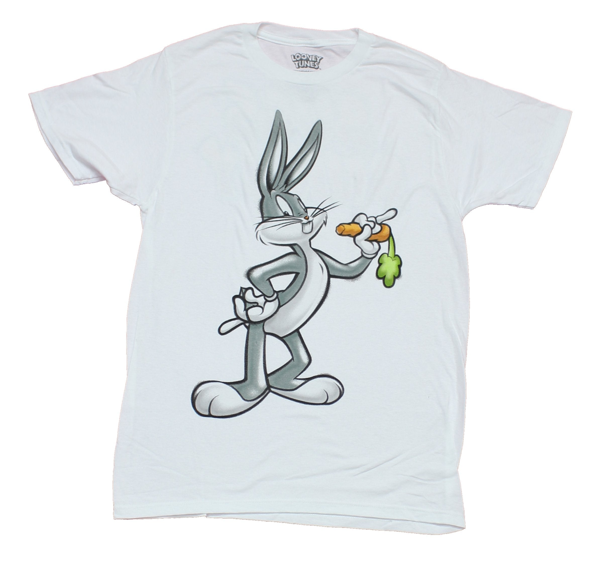 Bugs Bunny Mens T-Shirt - Chomping Carrot Pose Image Hoodie, Sweatshirt | CiraTrend.com