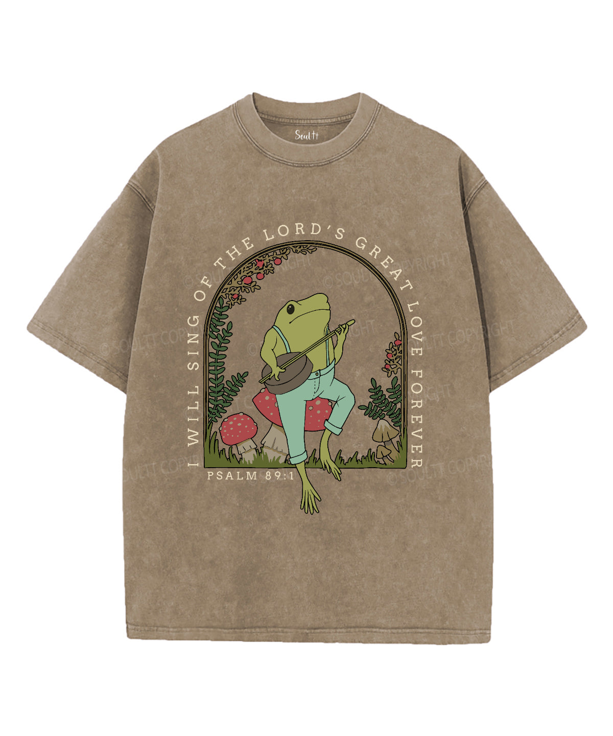 I Will Sing Of The Lord's Great Love Unisex Washed Christian T-shirt Hoodie, Sweatshirt | CiraTrend.com (Image 5)