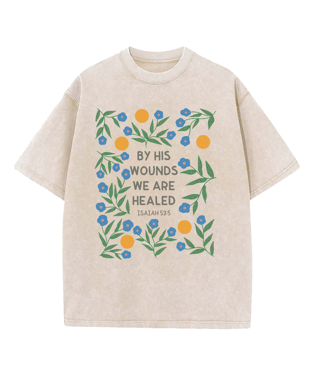 We Are Healed Washed Christian T-shirt Hoodie, Sweatshirt | CiraTrend.com (Image 4)