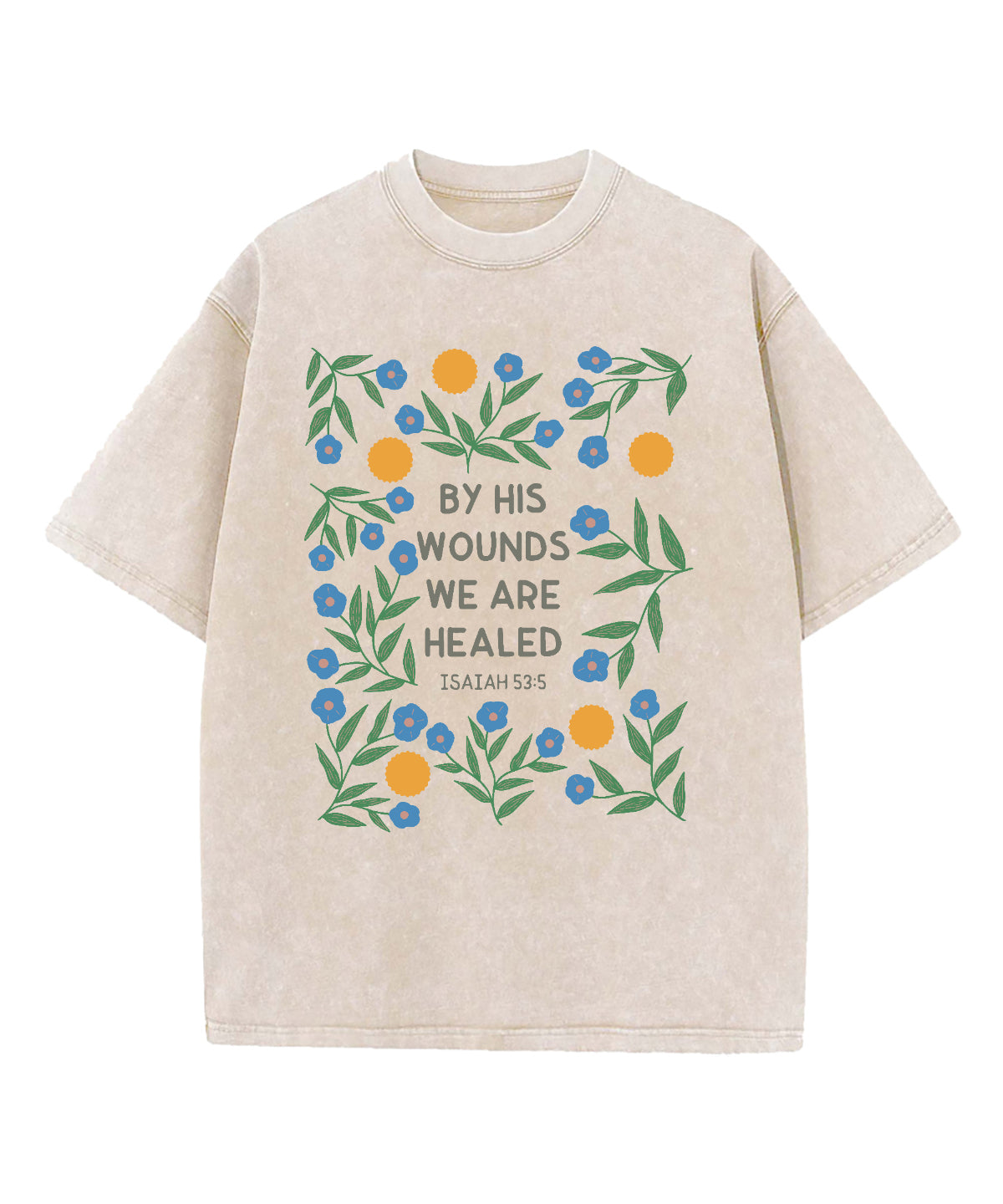 We Are Healed Washed Christian T-shirt Hoodie, Sweatshirt | CiraTrend.com (Image 4)