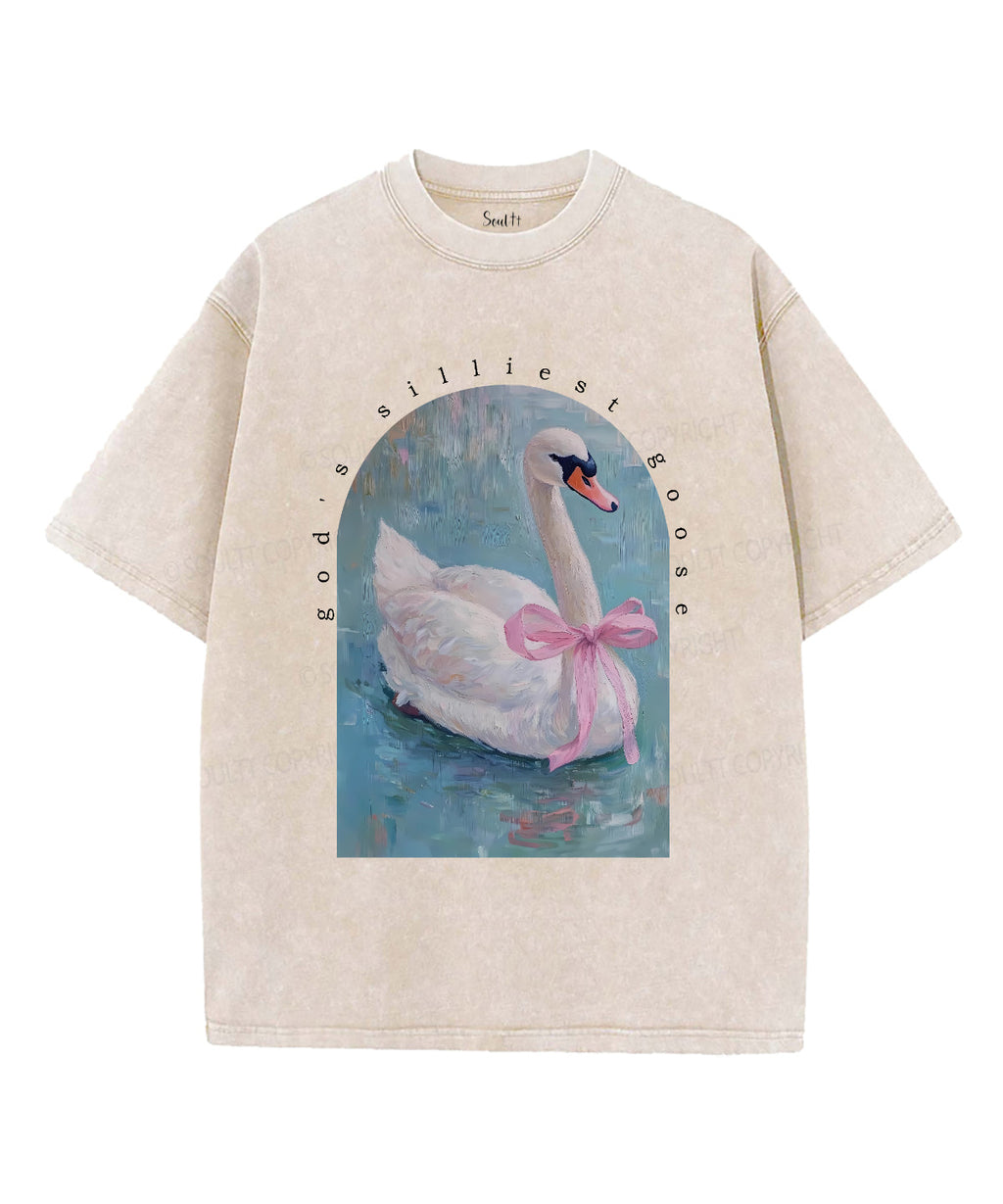God'S Silliest Goose Washed Christian Style002 T-Shirts, Hoodie, Sweatshirt