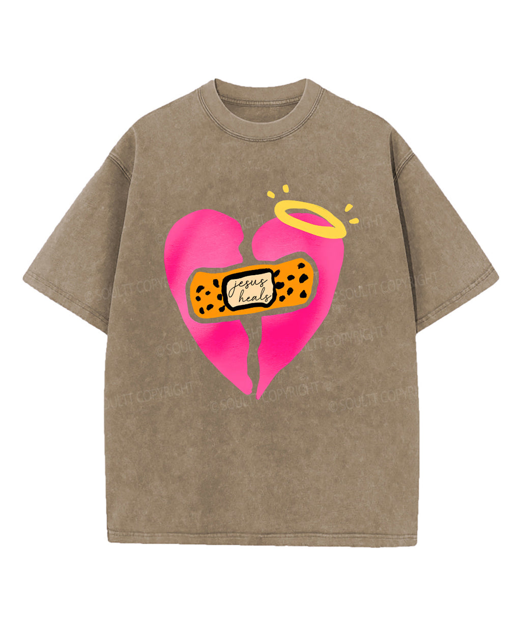 Jesus Heals Washed Christian T-shirt Style003 Hoodie, Sweatshirt | CiraTrend.com (Image 5)