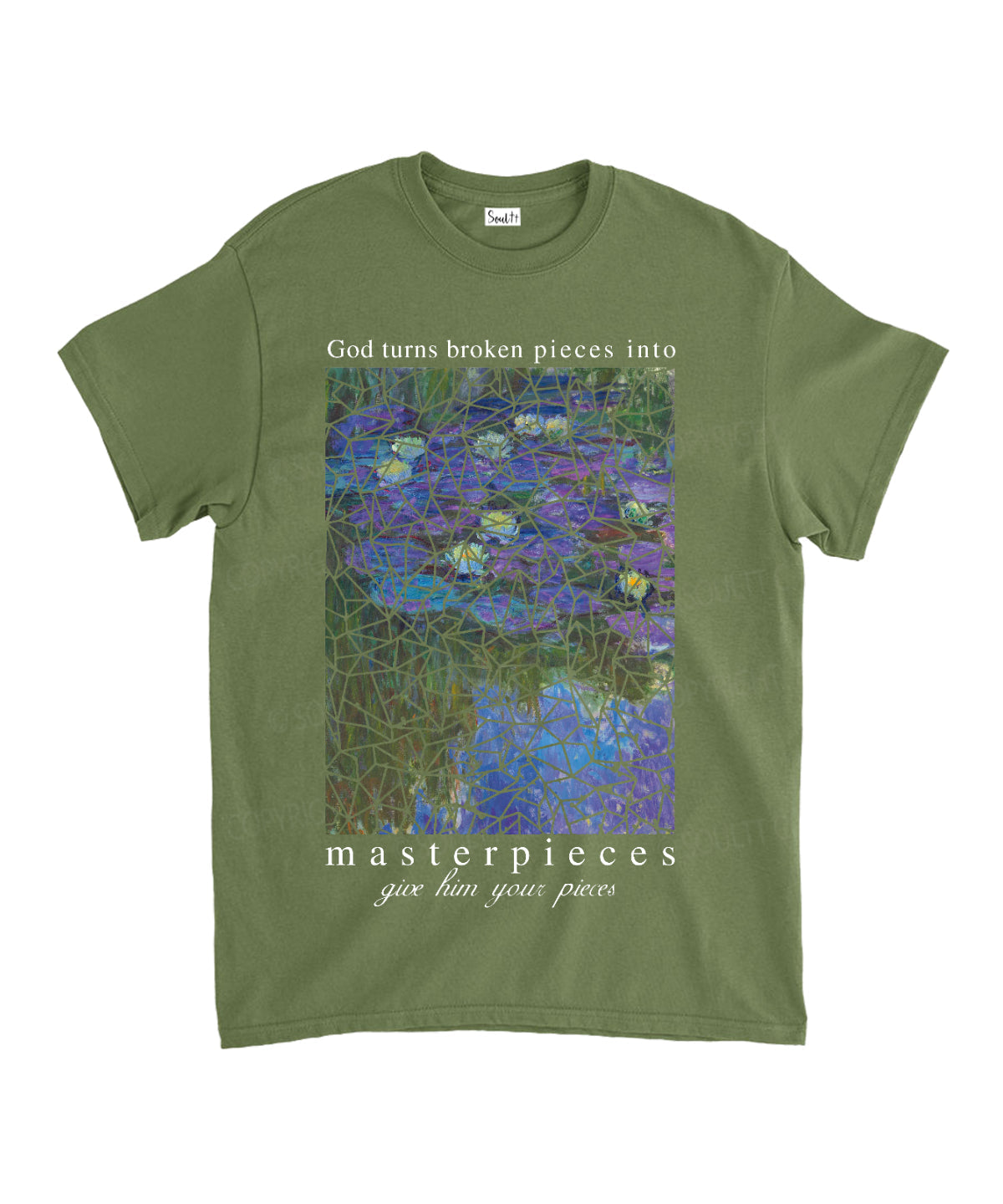 Water Lily God Turns Unisex Cotton Christian T-Shirt Hoodie, Sweatshirt | CiraTrend.com (Image 5)