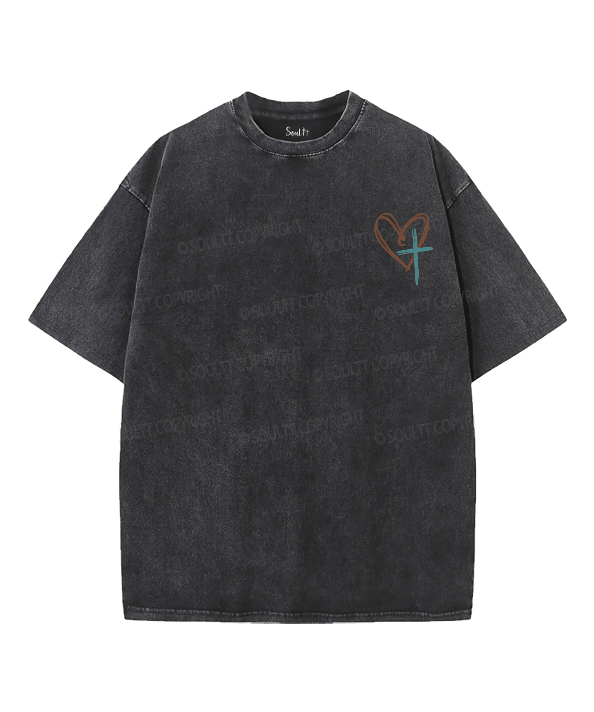 Jesus Has My Back Double Sided Unisex Washed Christian T-shirt Style001 Hoodie, Sweatshirt | CiraTrend.com (Image 3)