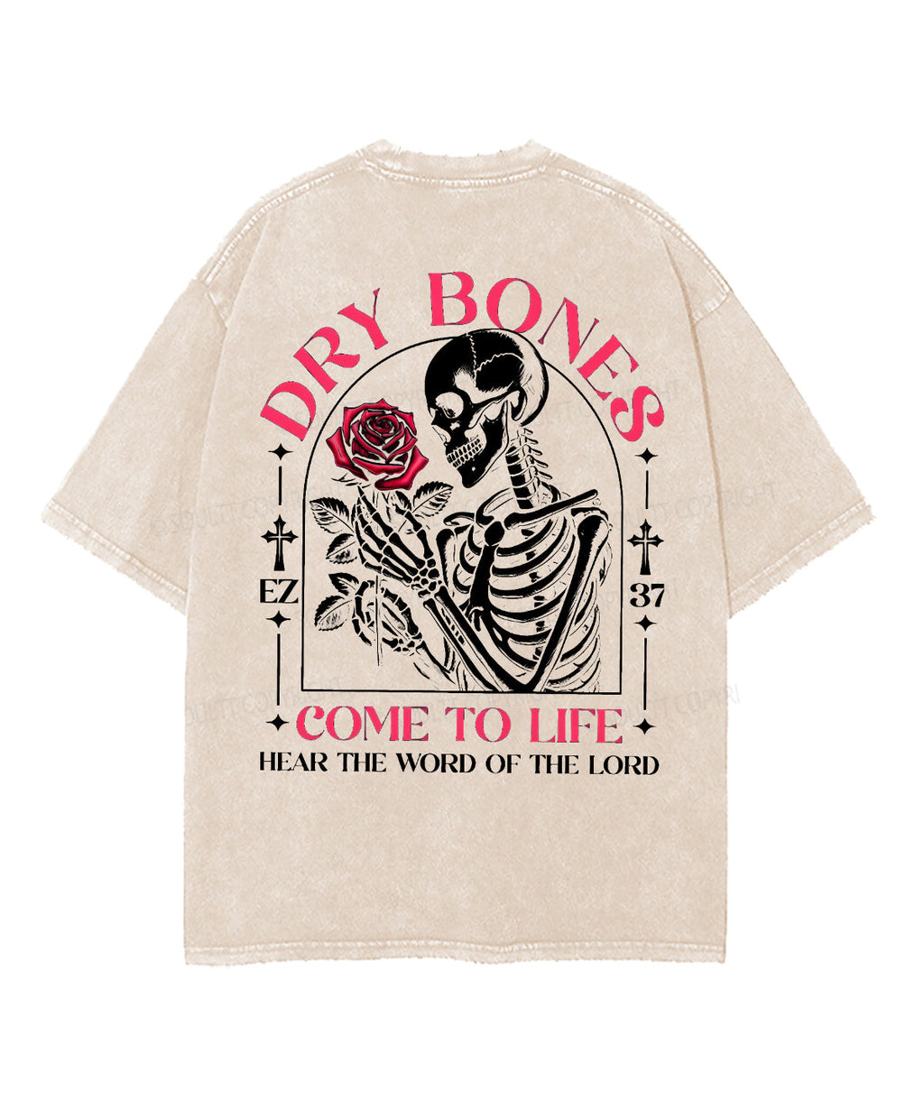 Dry Bones Come To Life Double Sided Unisex Washed Christian T-shirt Style001 Hoodie, Sweatshirt | CiraTrend.com (Image 2)