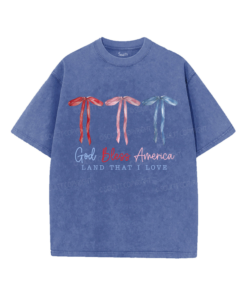 God Bless America Washed Christian T-Shirts, Hoodie, Sweatshirt