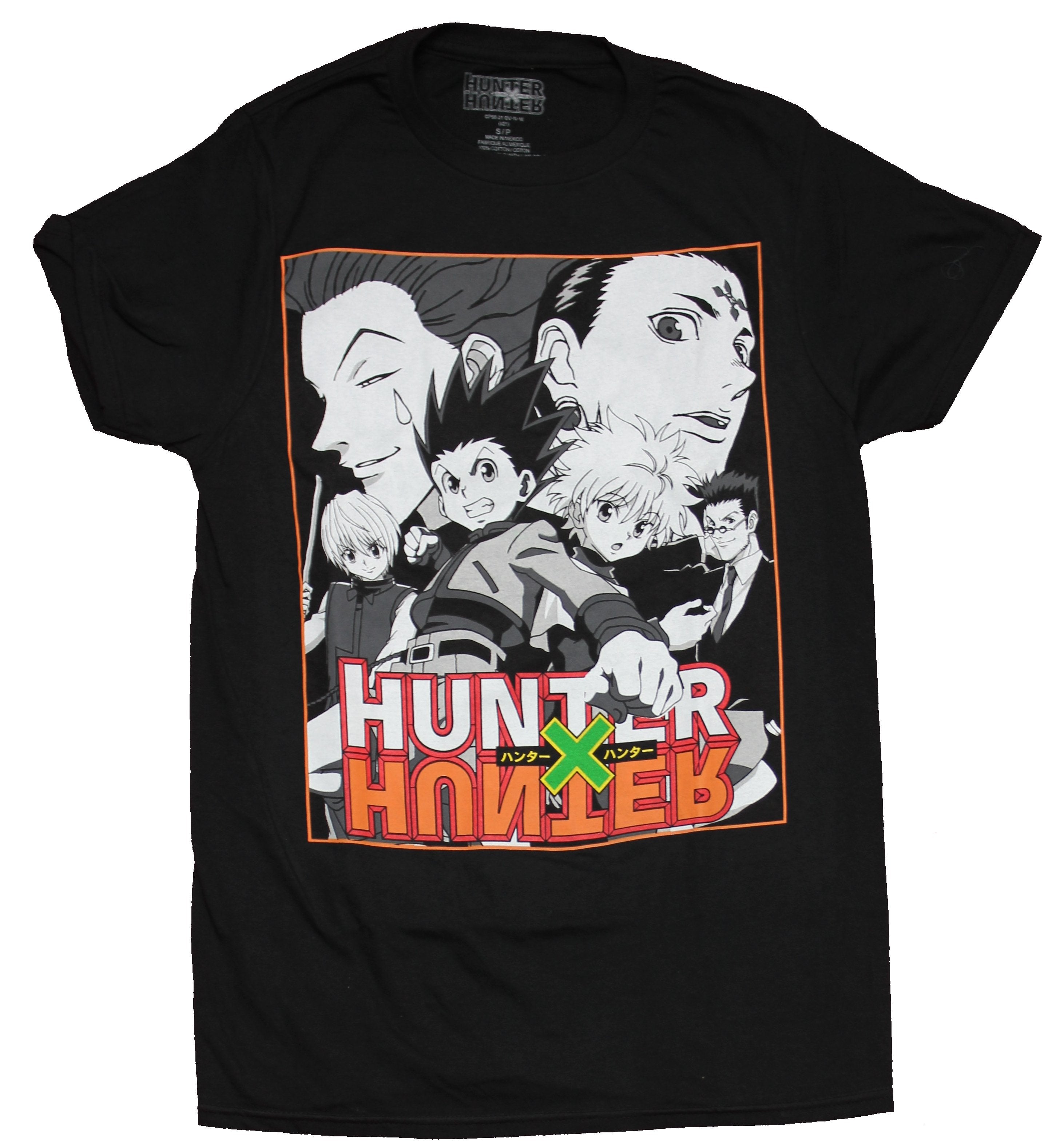 Hunter X Hunter Mens T-Shirt - Boxed Group Over Color Logo Hoodie, Sweatshirt | CiraTrend.com