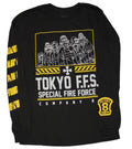 Fire Force Mens Long Sleeve T-Shirt - Tokyo Fire Force Outlined Image Hoodie, Sweatshirt | CiraTrend.com (Image 1)