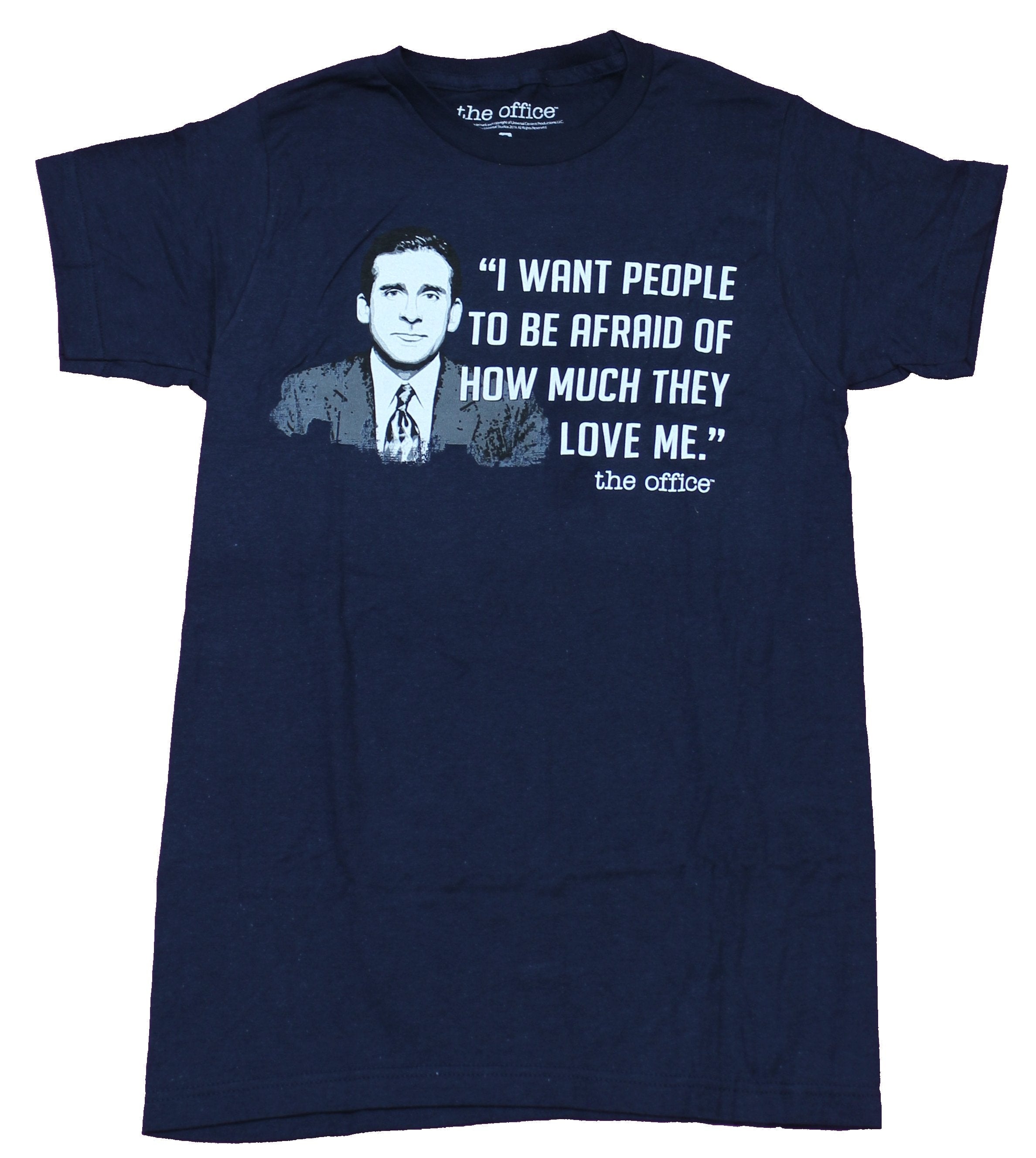 The Office Mens T-Shirt - I  Want People to be Afraid  of  Much they Love Me Style002 Hoodie, Sweatshirt | CiraTrend.com