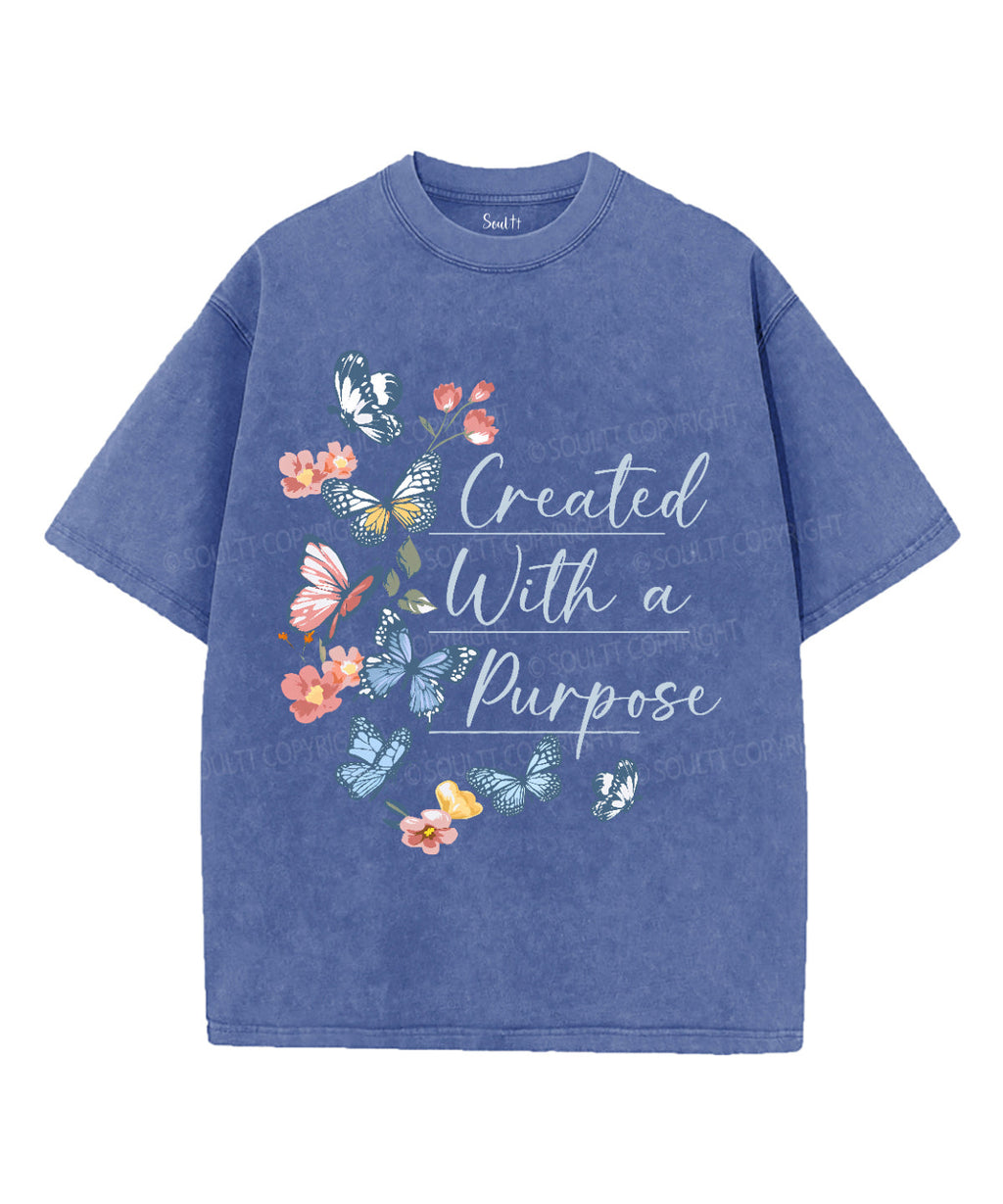 Created Perpose Washed Christian T-Shirts, Hoodie, Sweatshirt