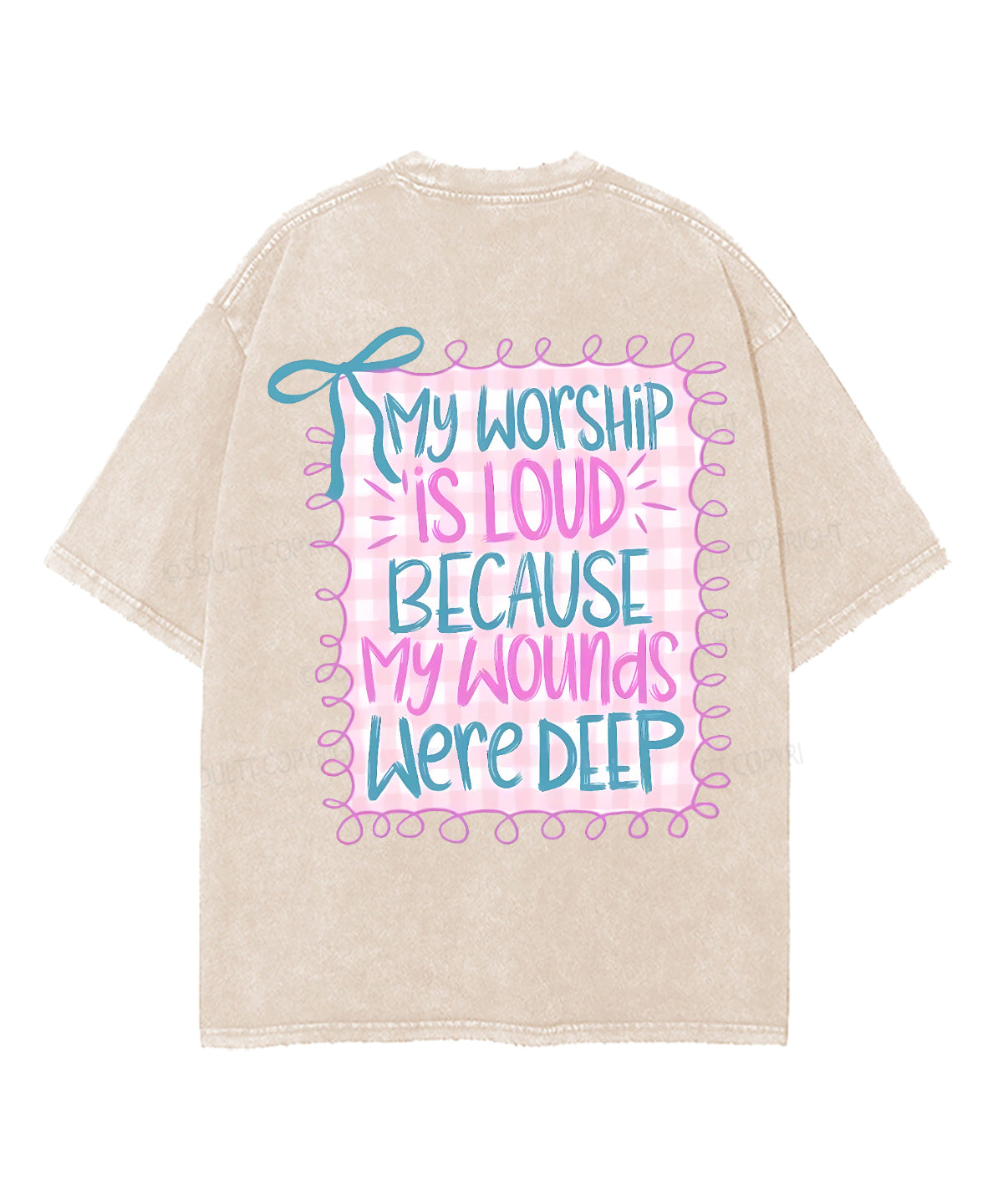 My Wounds Were Deep Double Sided Unisex Washed Christian T-shirt Hoodie, Sweatshirt | CiraTrend.com (Image 4)