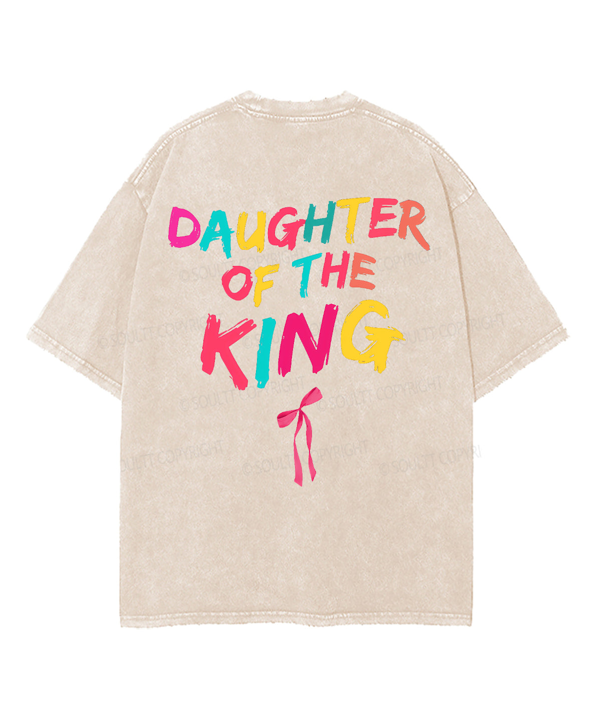 Daughter King Double Sided Washed Christian Style003 T-Shirts, Hoodie, Sweatshirt