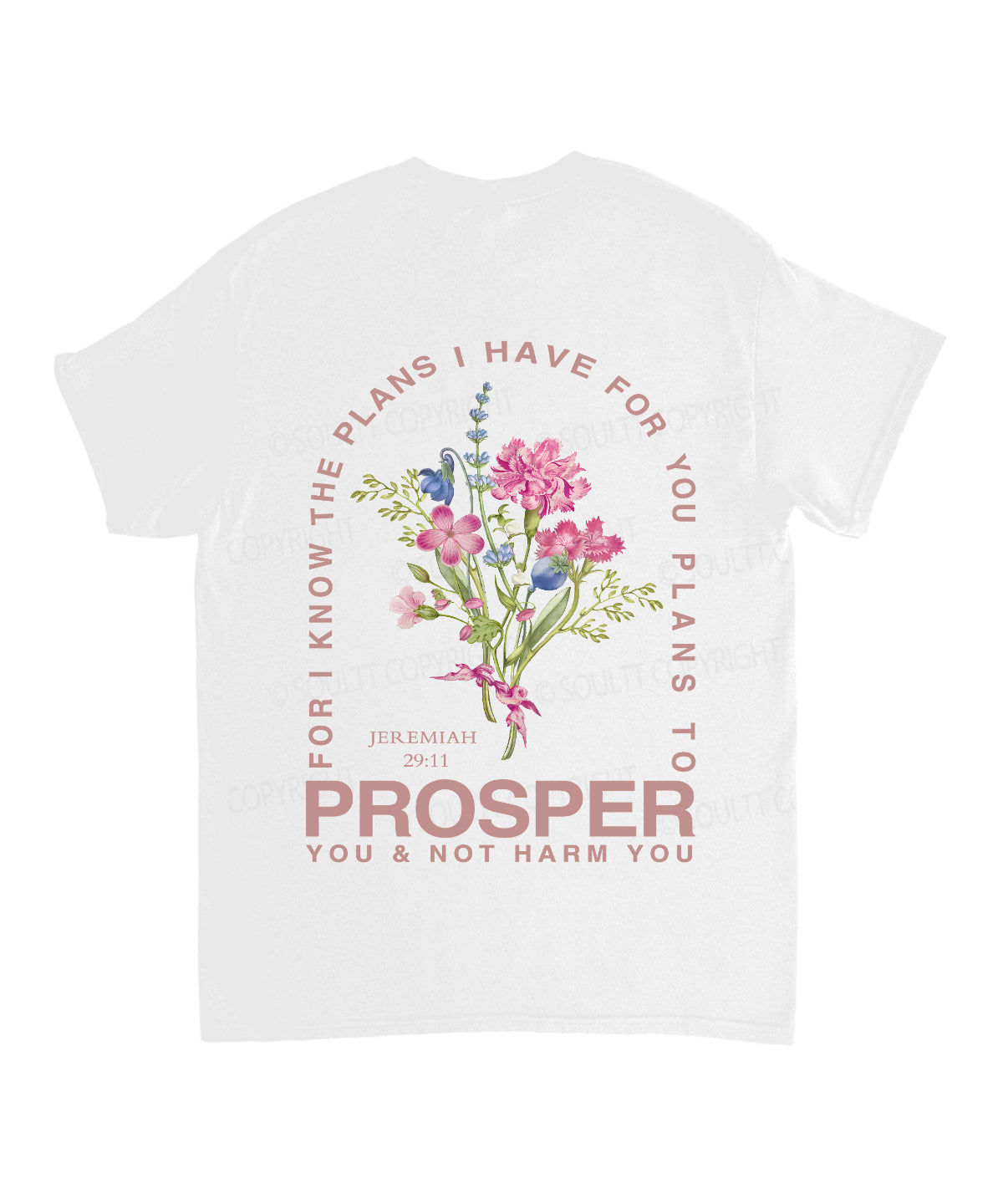 The Plan I Have For You Double Sided Unisex Cotton Christian T-Shirt Hoodie, Sweatshirt | CiraTrend.com (Image 3)